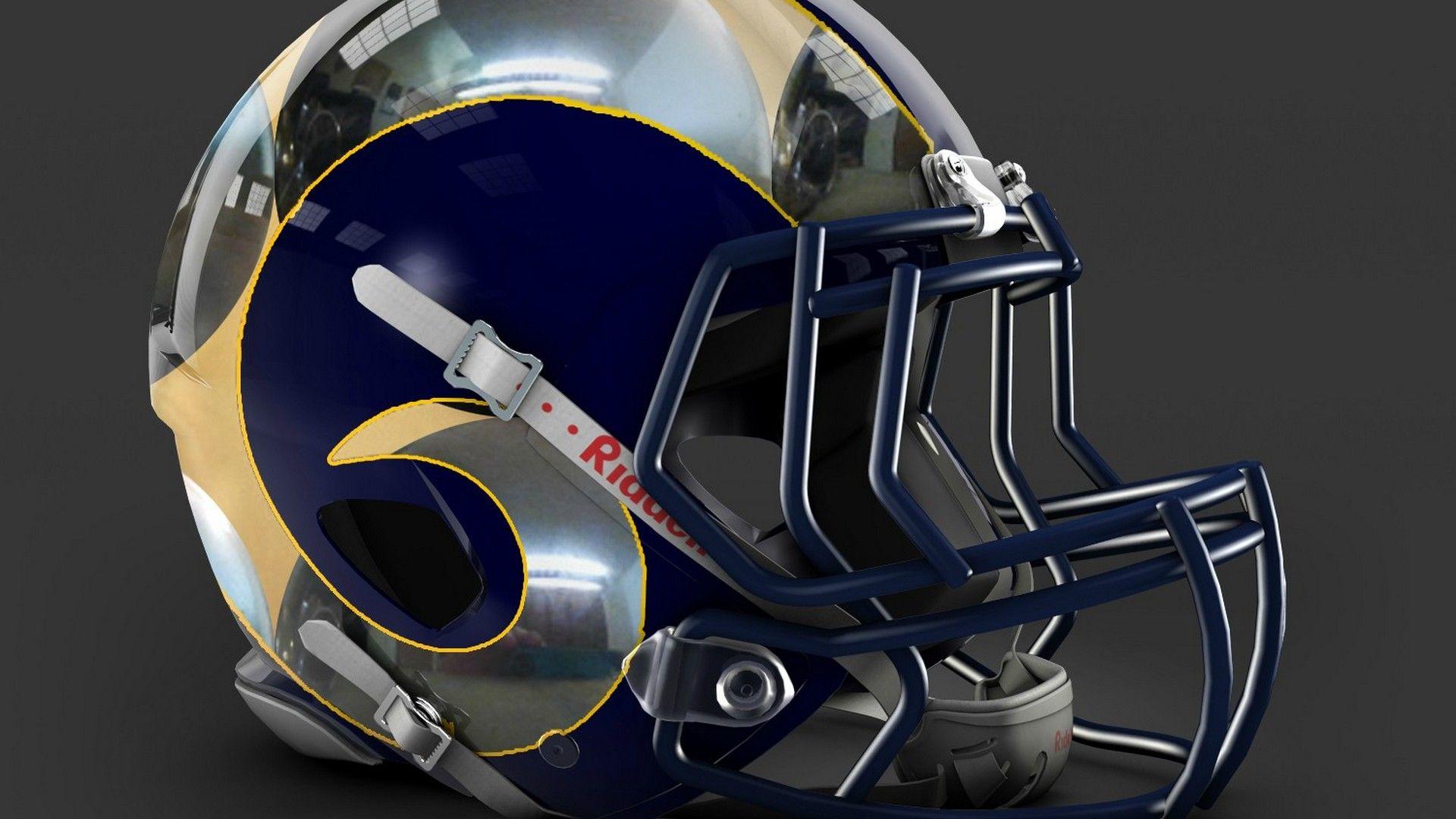 Los Angeles Rams For PC Wallpaper. NFL helmets. Football