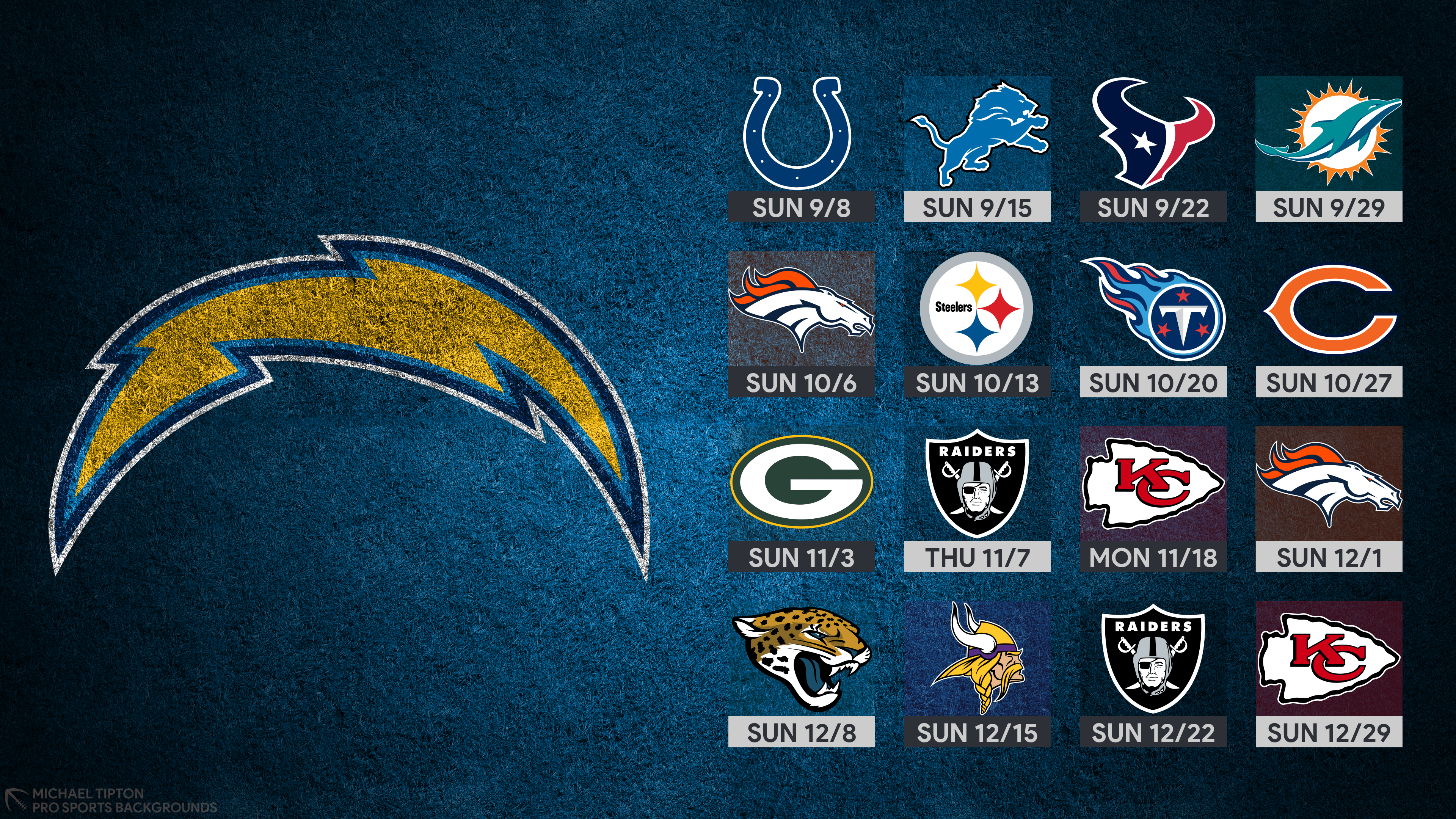 Los Angeles Chargers Wallpaper. Pro Sports Background