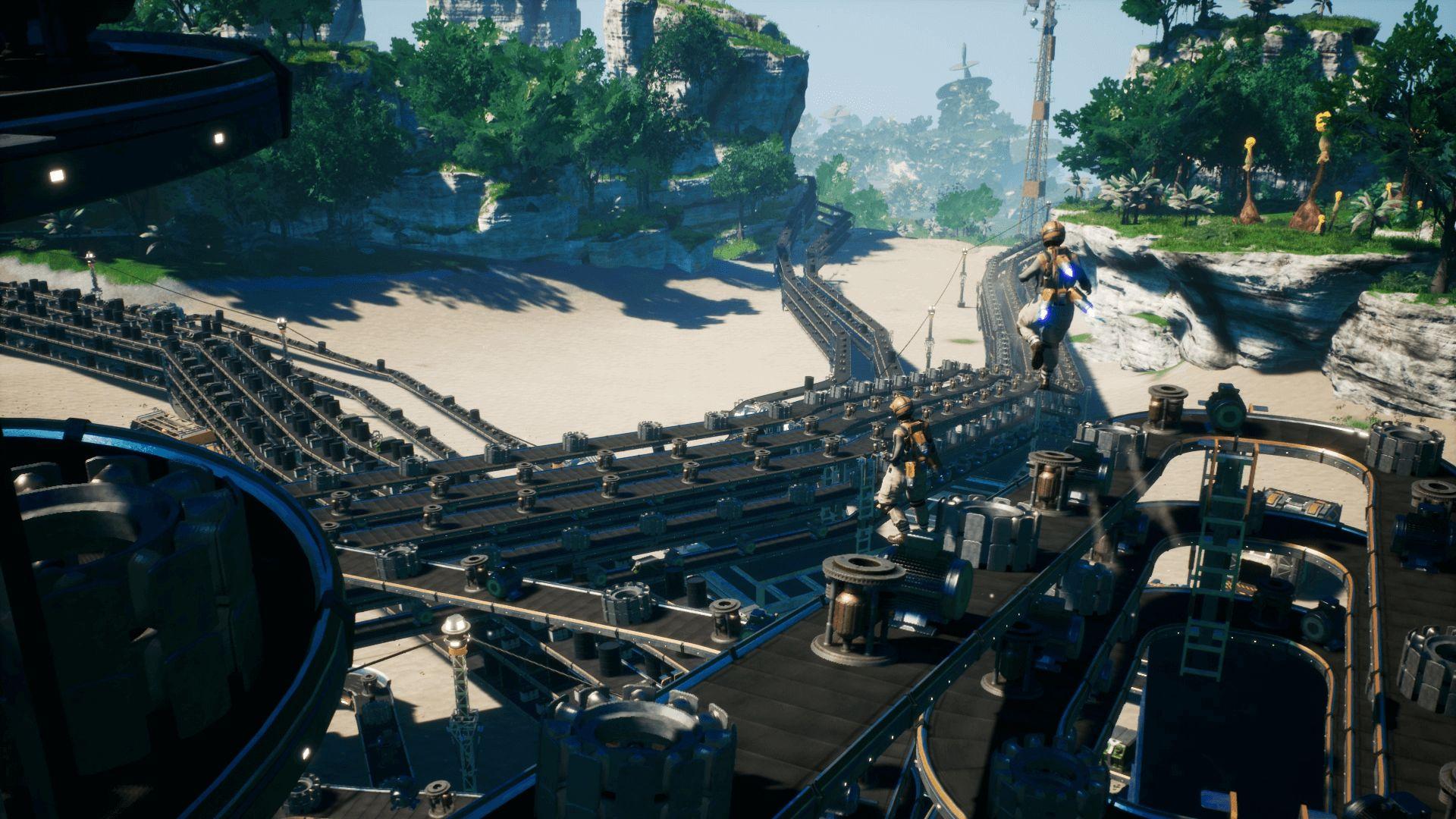 Satisfactory's Second Update Adds Nuclear Power, Electric Trains
