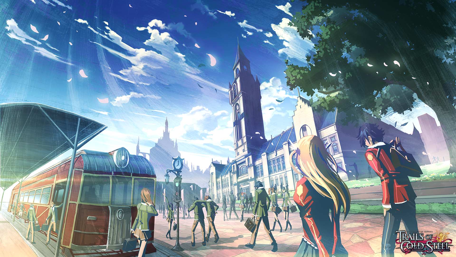 First day of school. Wallpaper from The Legend of Heroes: Trails