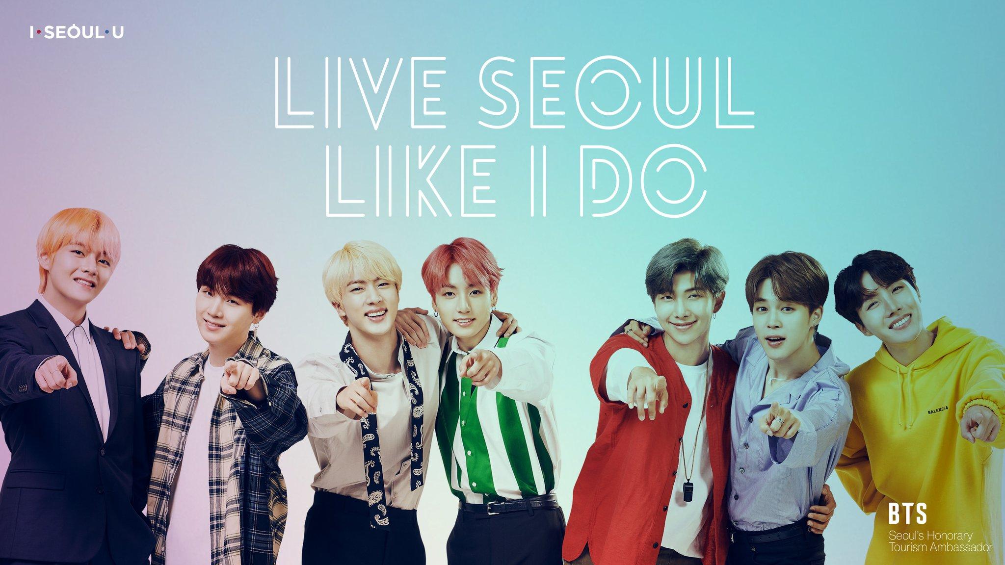 Picture BTS, Live Seoul like I Do 2018 Seoul City Print