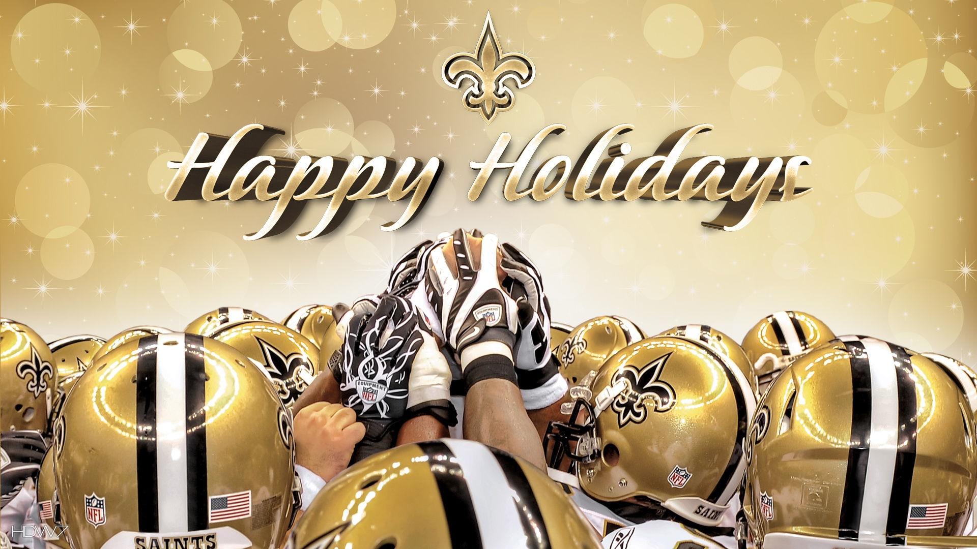 New Orleans Saints Happy Holidays
