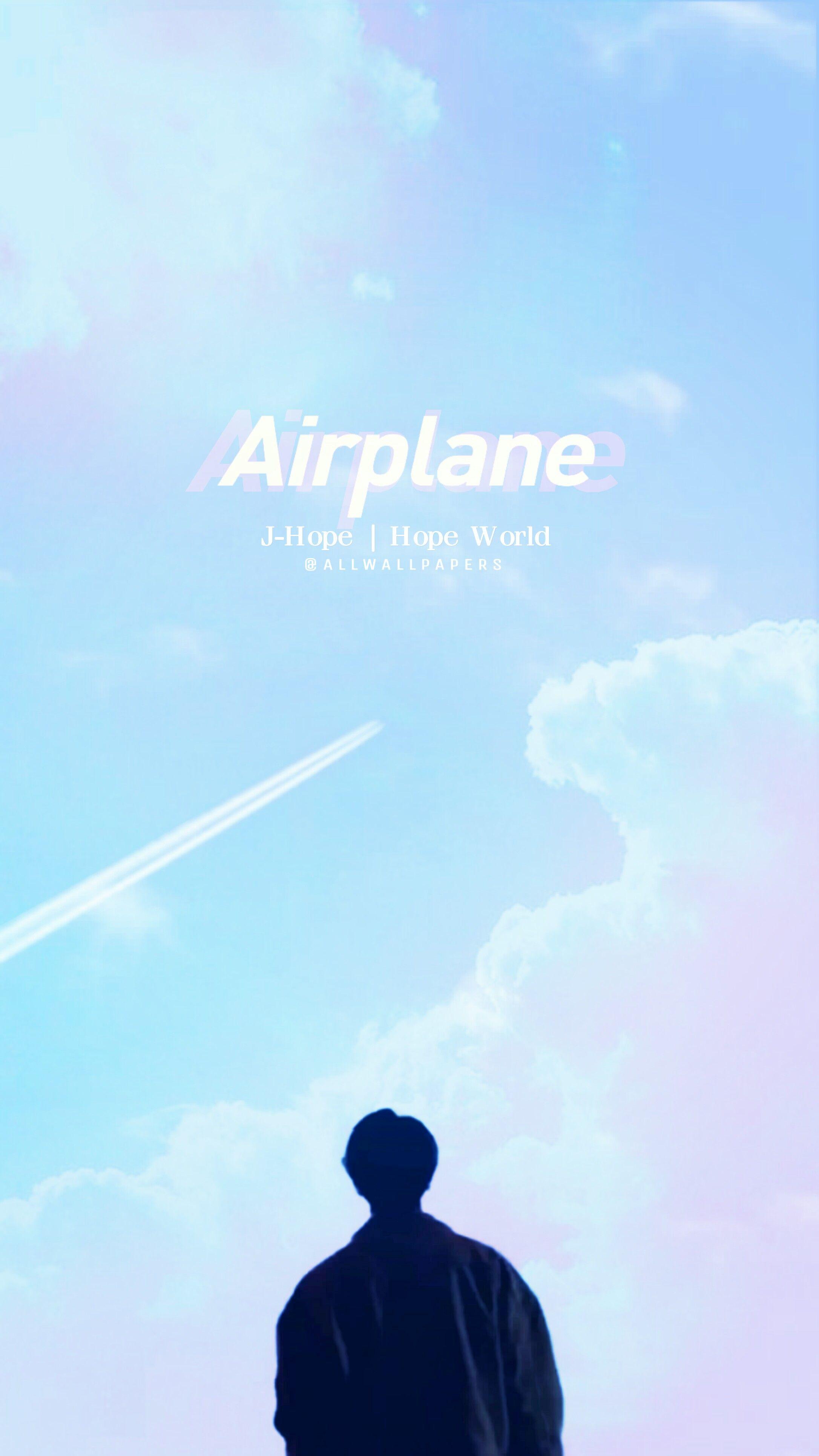 J Hope.. Wallpaper #jhope #hoseok #airplane #hopeworld #BTS. My