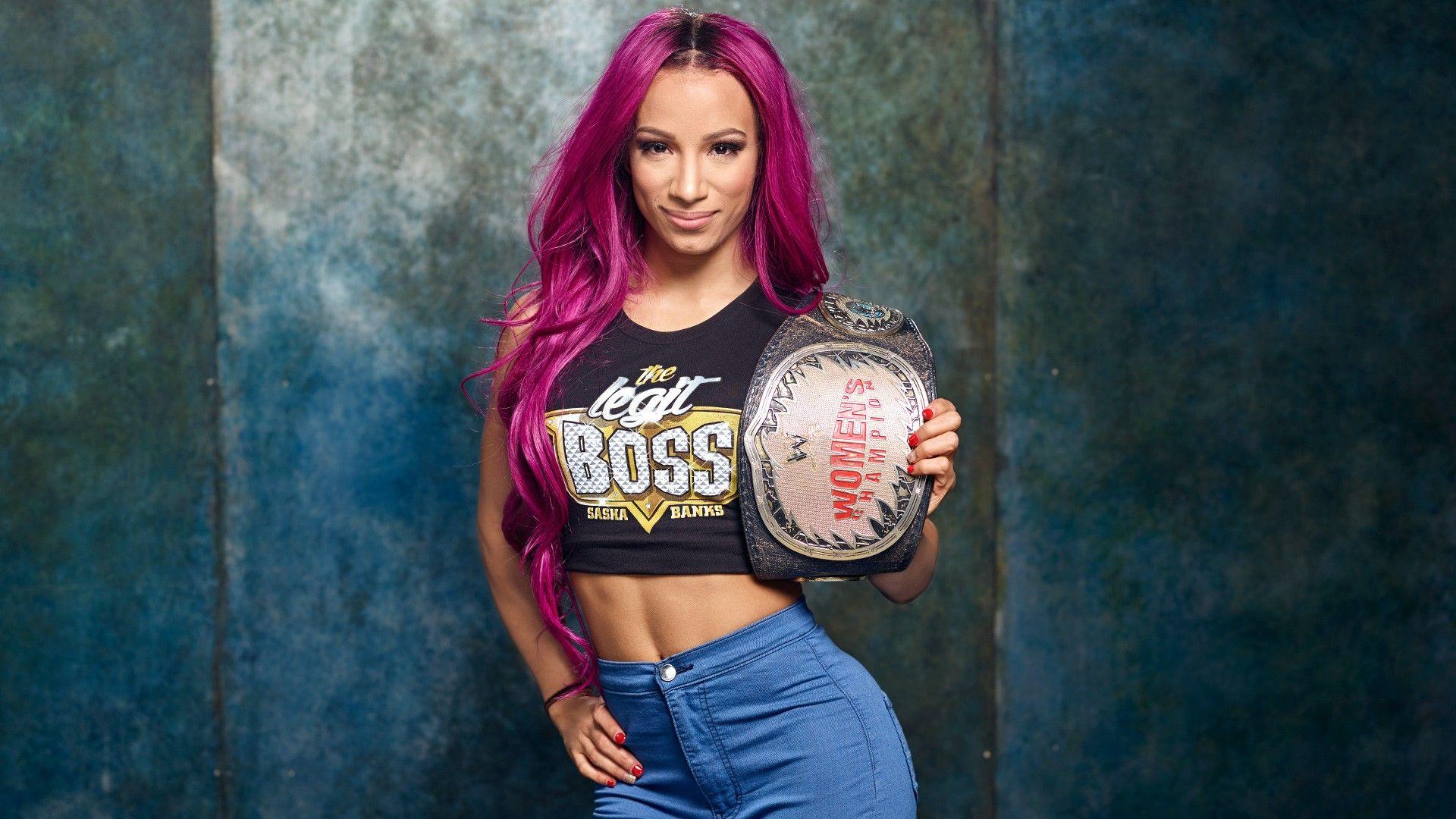 Sasha Banks Wallpaper. Sasha bank, Women, Raw women's champion