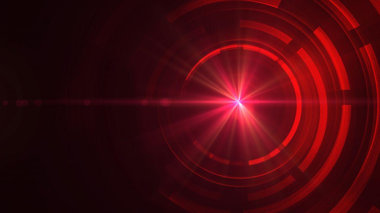 Wallpapers Flare, Red, Dark background, HD, 4K, Abstract,