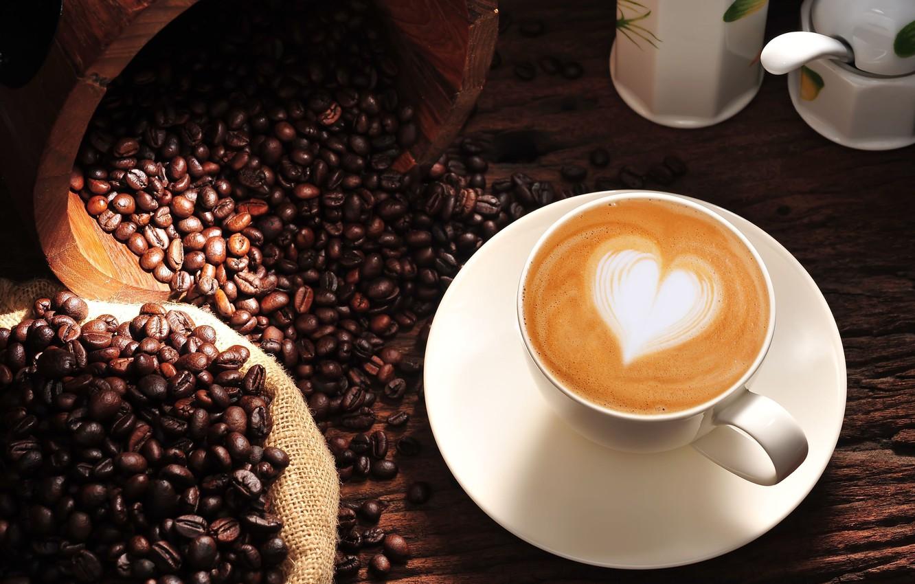 Wallpaper background, Wallpaper, mood, heart, coffee, grain