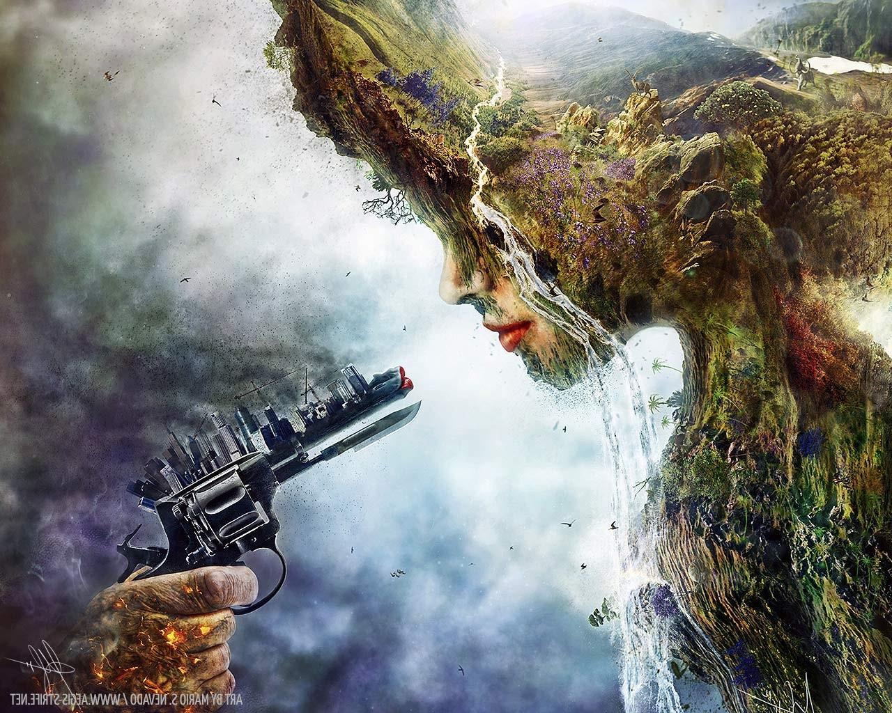 Environmental wallpaper