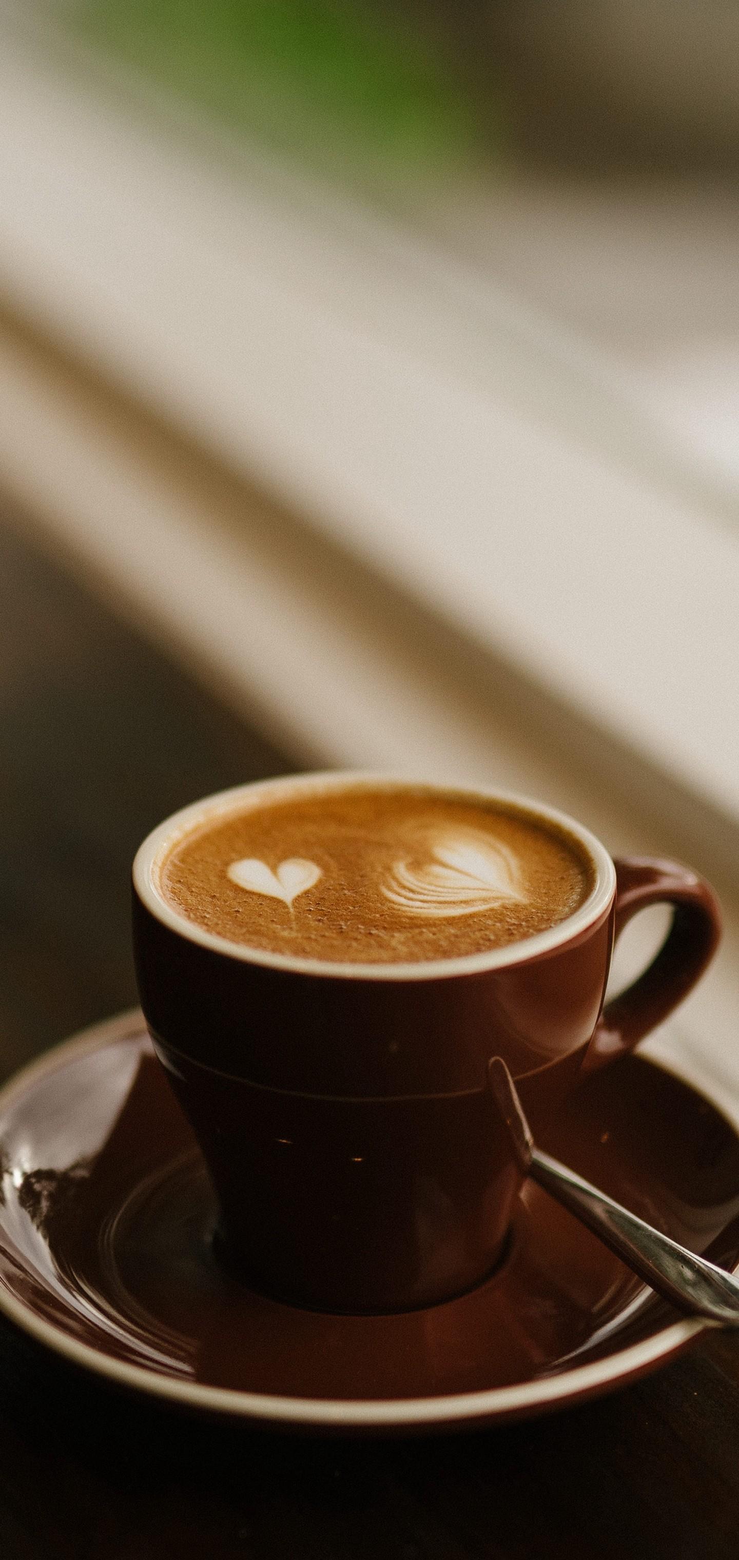Coffee Espresso Cappuccino Cup Wallpaper - [1440x3040]