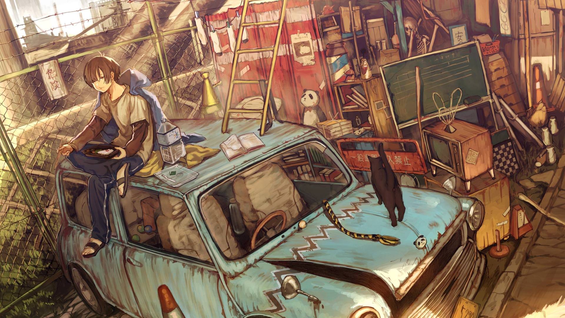 An assortment of environmental wallpaper