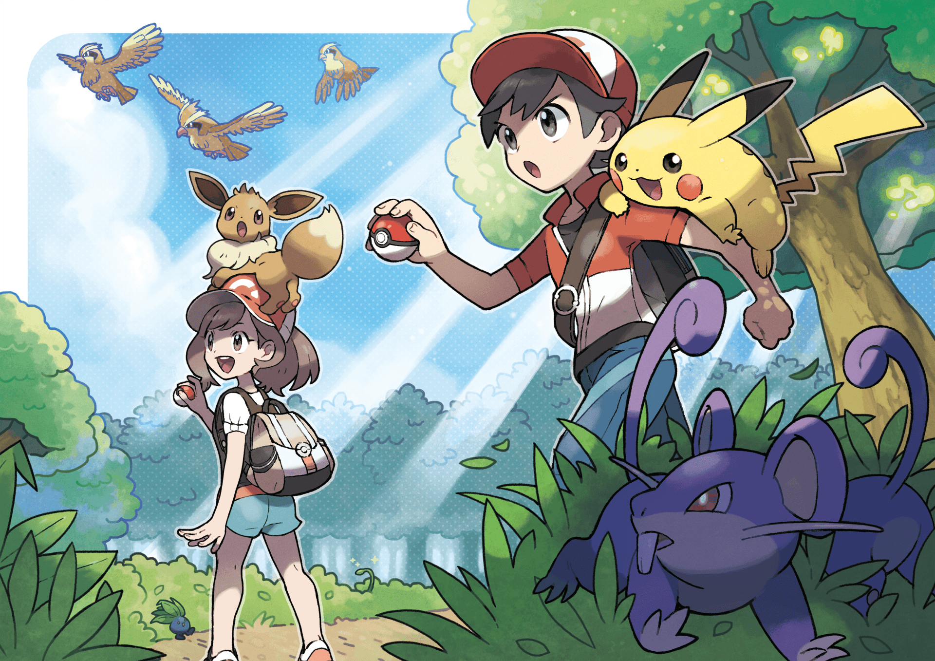 Pokémon: Let's Go Pikachu and Let's Go Eevee HD Wallpaper and Background Image