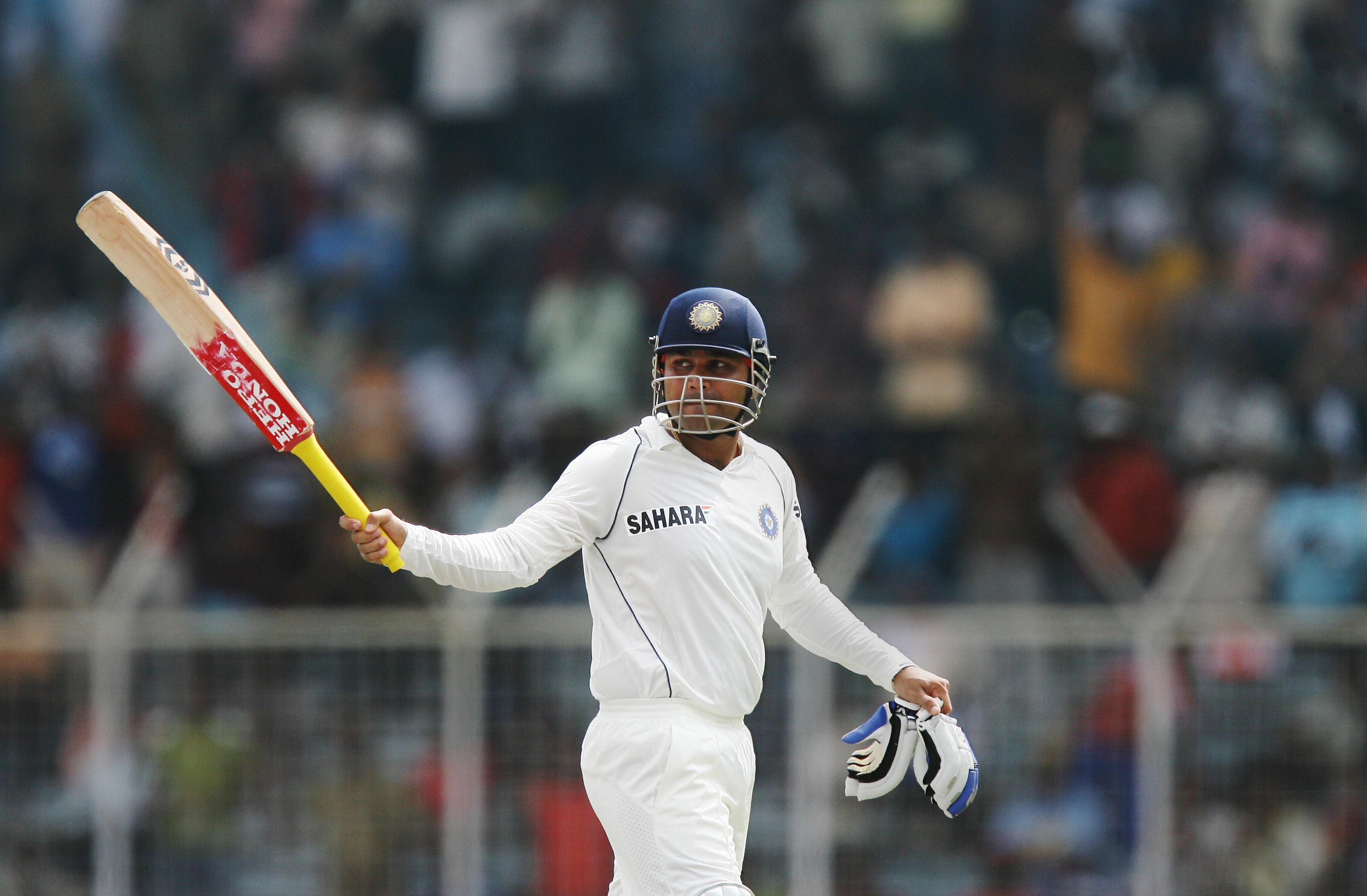 Virendra Sehwag Test Match Photo Sehwag Batting Test