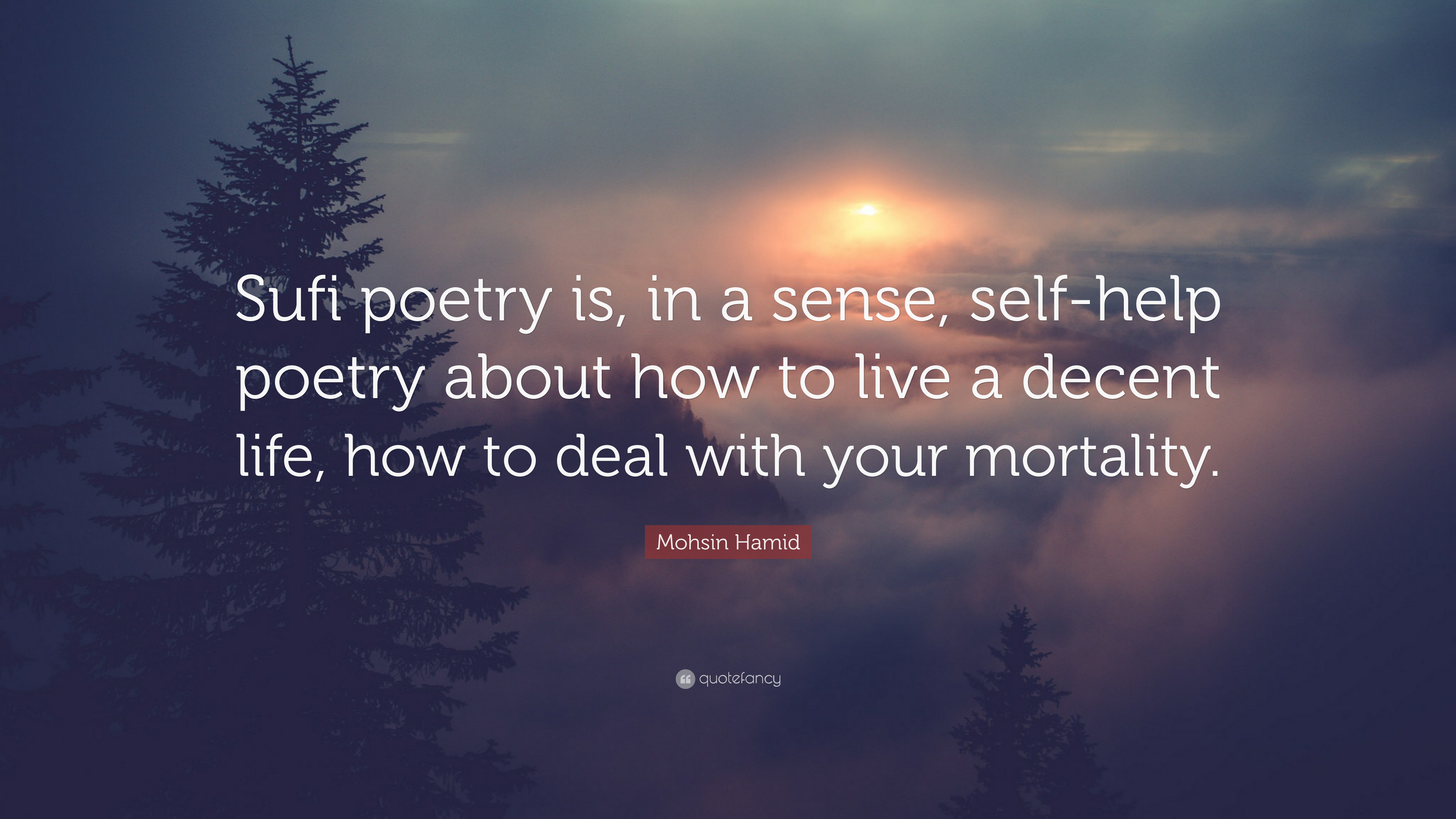 Mohsin Hamid Quote: “Sufi Poetry Is, In A Sense, Self Help Poetry