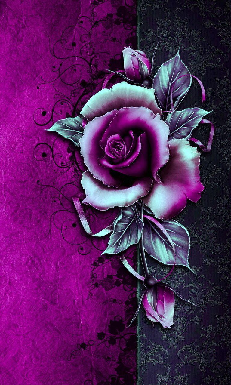 All Wallpaper. Rose wallpaper, Purple