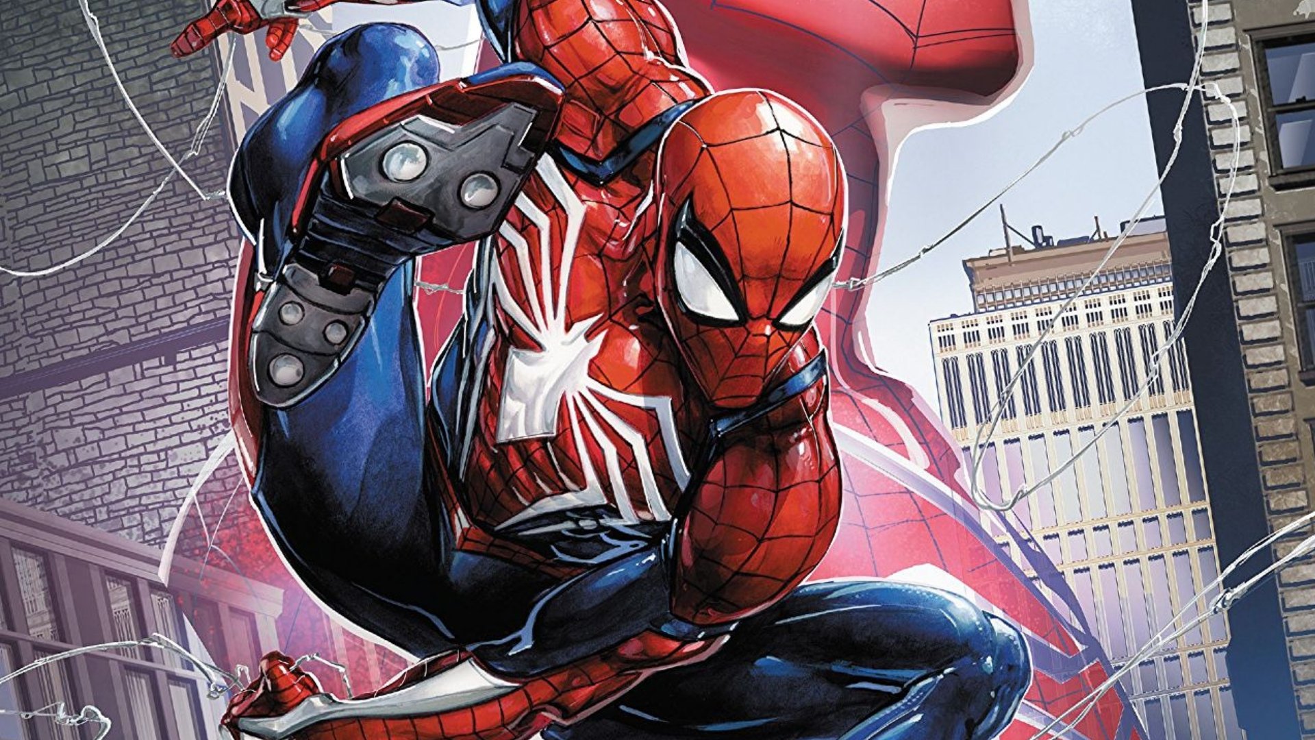 Spider Man Comic Wallpaper Based On Spider Man PS4