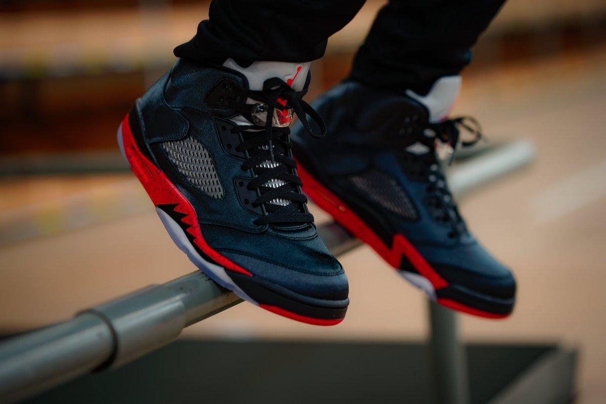 Air Jordan 5 Satin Bred • KicksOnFire.com