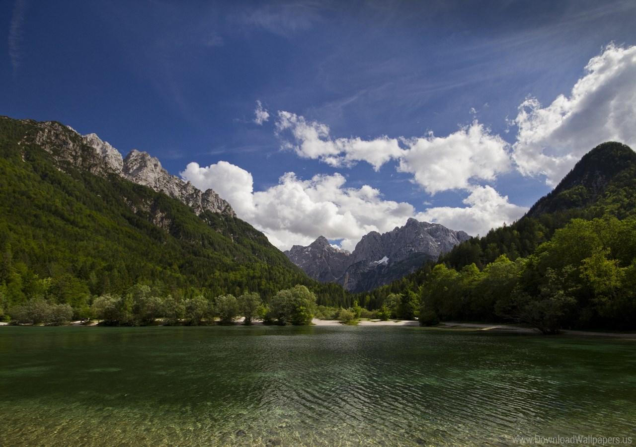 Download 1280x900, Coast, Freshness, Lake, Mountains