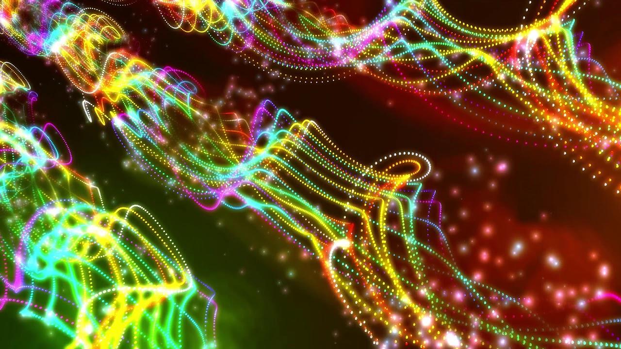 4K Moving Background Magical Ribbons Swing Relaxing Live Wallpaper #AAVFX