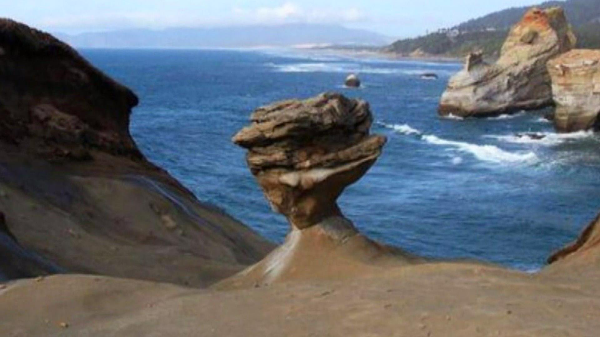 Caught On Camera: Vandals Destroy Iconic 18 MILLION Year Old Rock Formation In Oregon