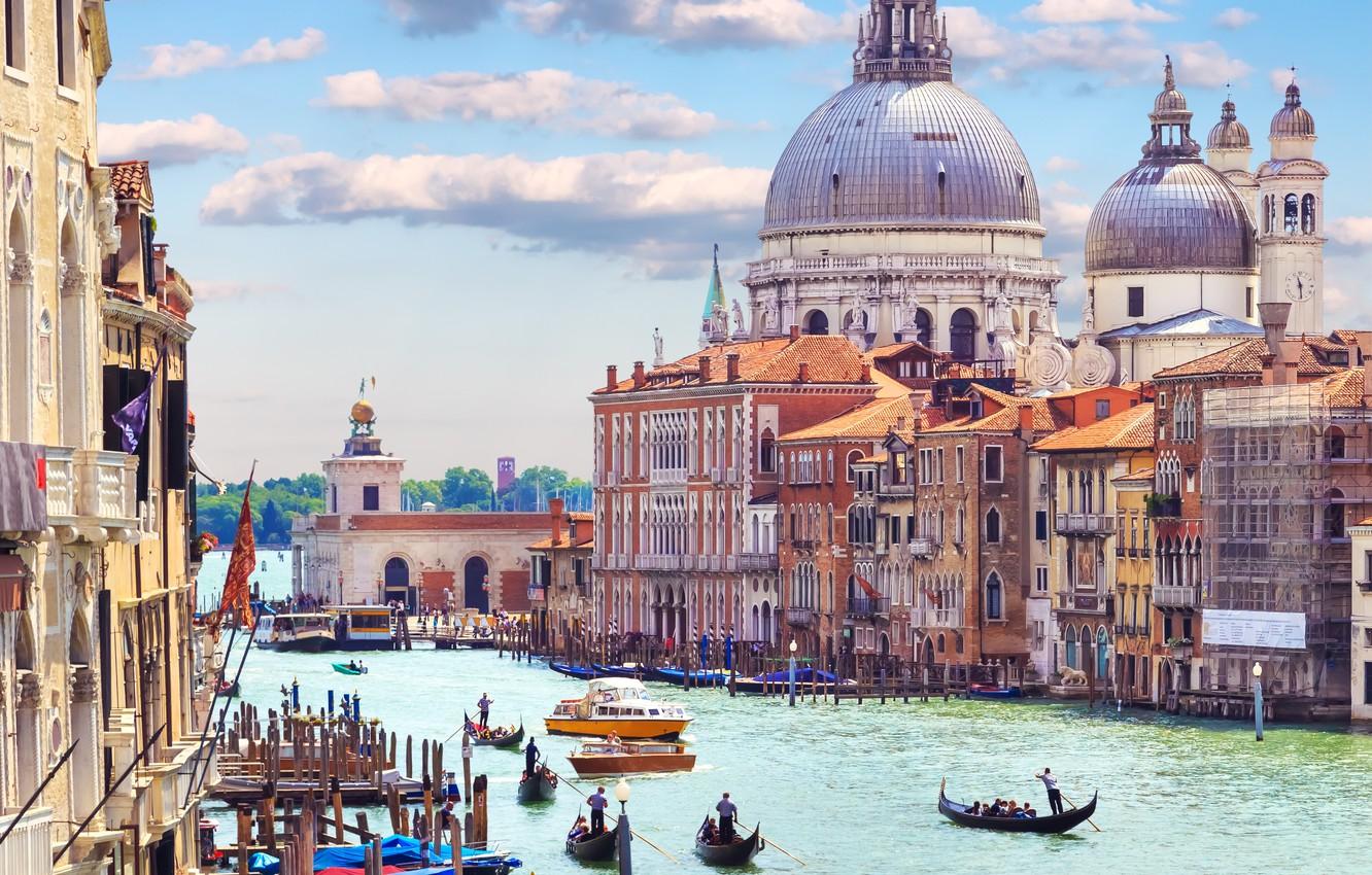 Wallpaper city, the city, Italy, Venice, channel, Italy, panorama
