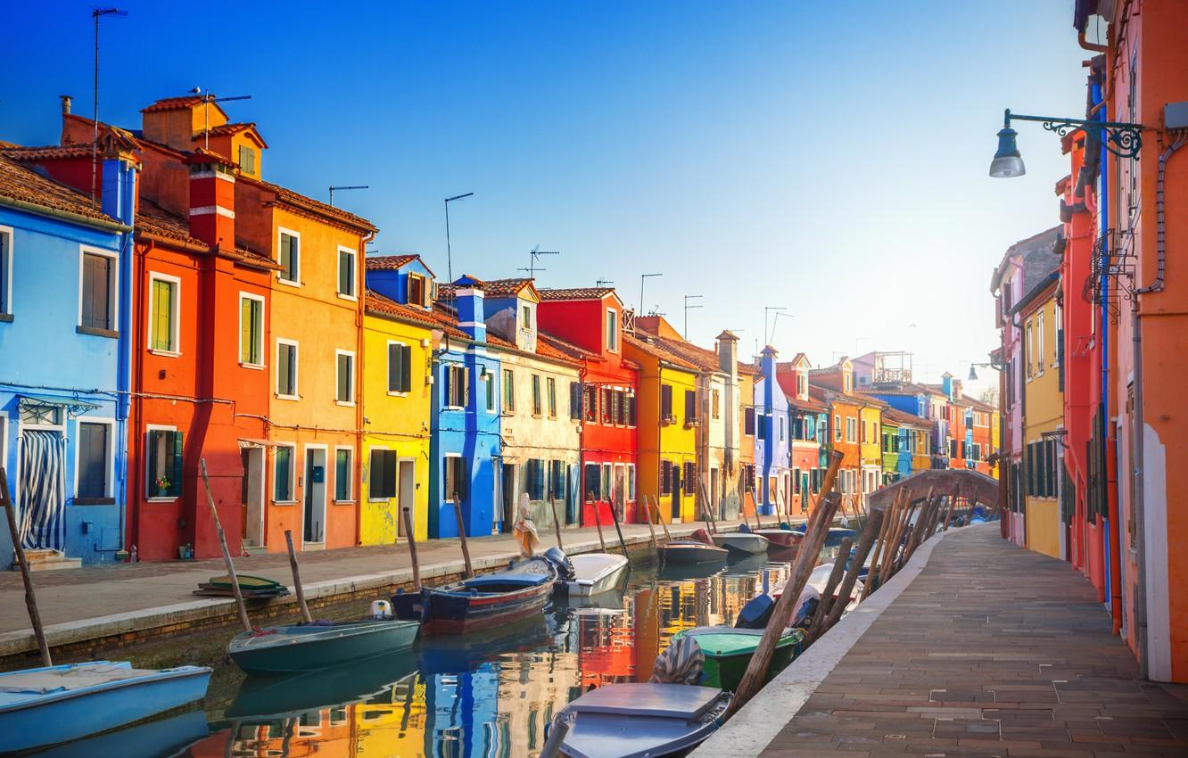 Wallpaper city, the city, street, boats, Italy, Venice, channel, Italy, panorama, Europe, view, Venice, cityscape, travel, canal image for desktop, section город