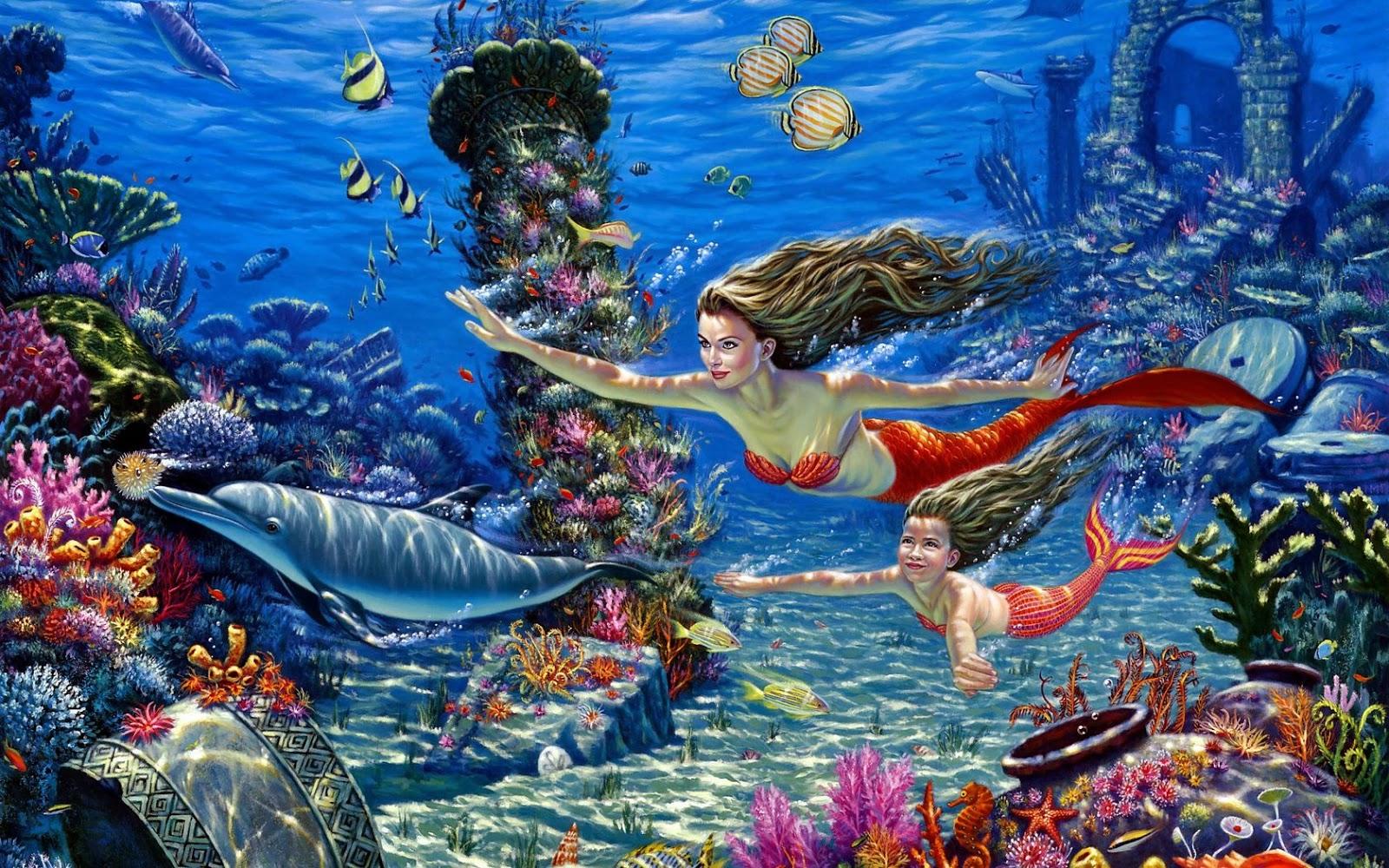 inkspired musings: Mermaid Splashes