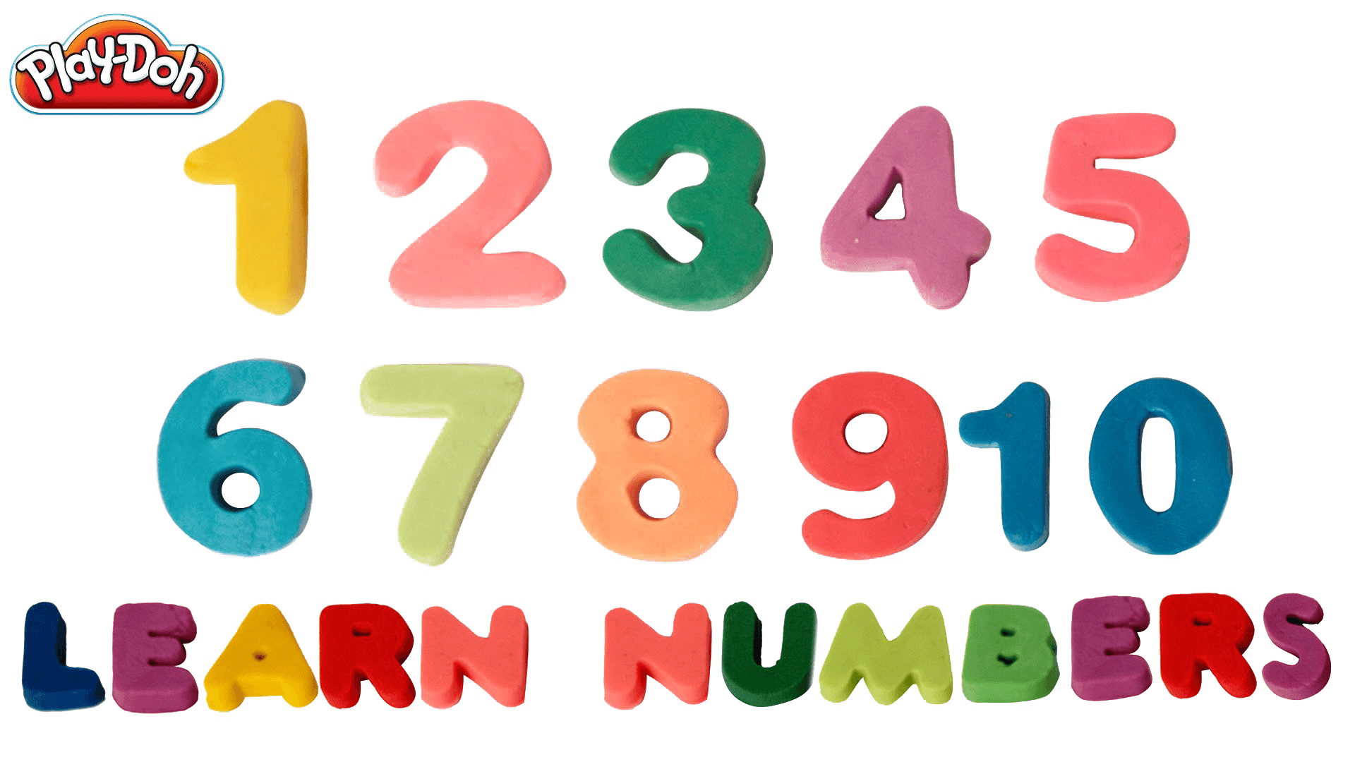 to 10 Numbers PNG Transparent Image