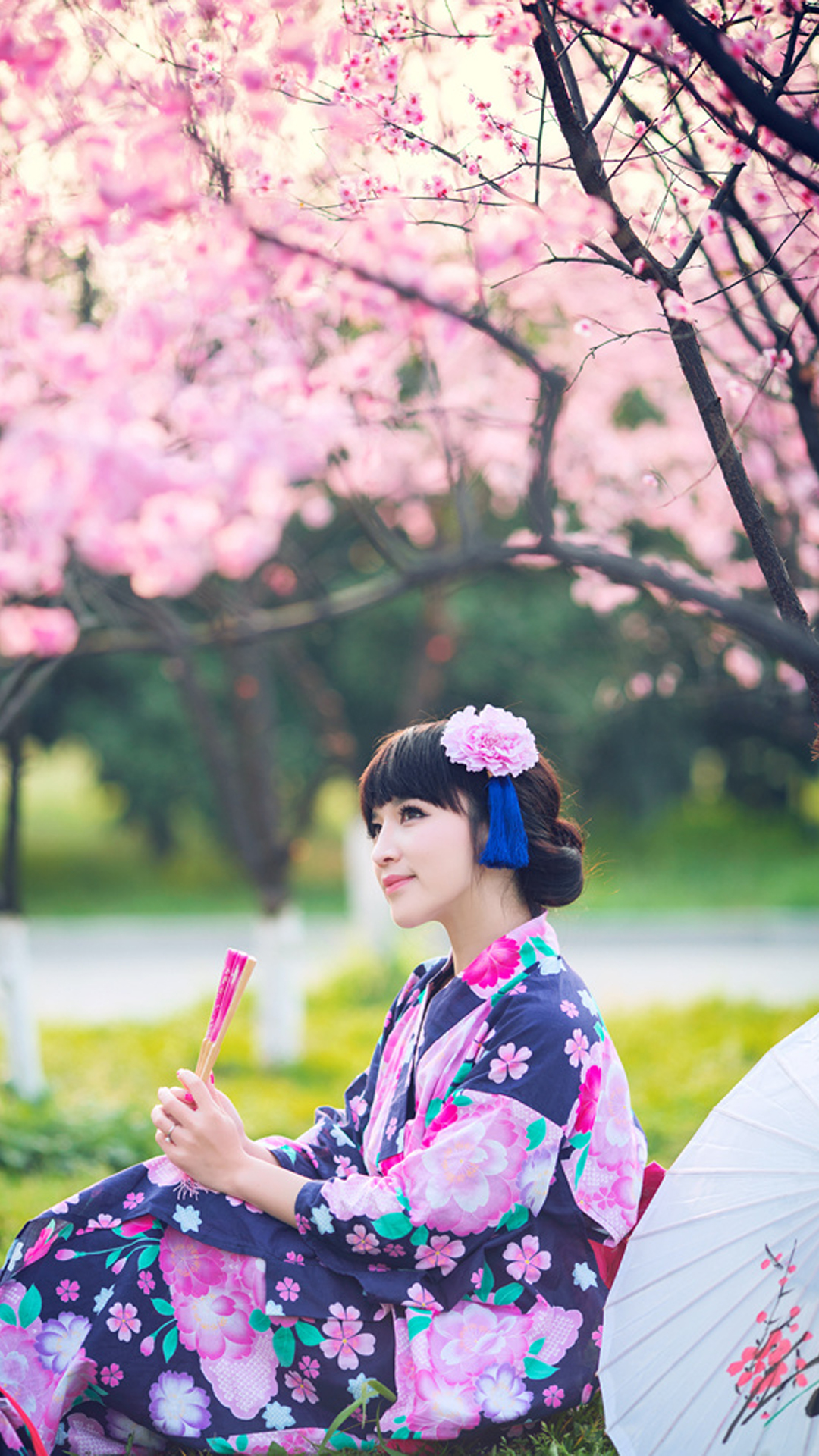 Japanese Girl Kimono Android wallpaper HD wallpaper