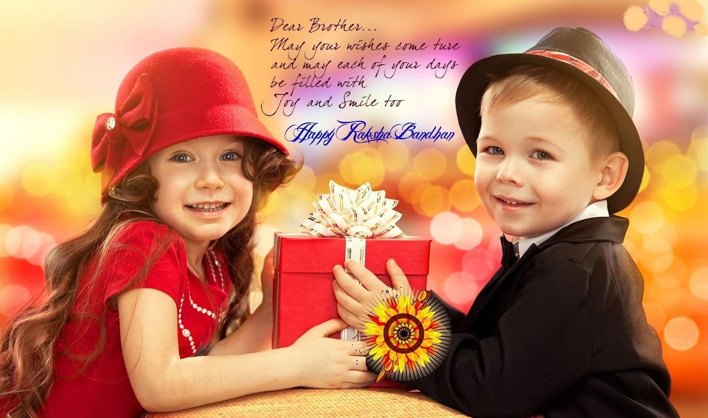 Best Raksha Bandhan 2015 Image HD 3D Wallpaper with Brothers
