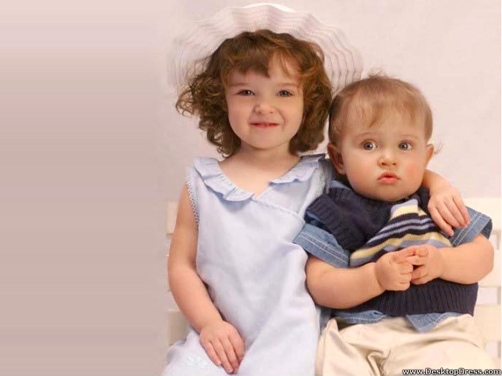 Free download cute baby brother lovely sister with his cute baby