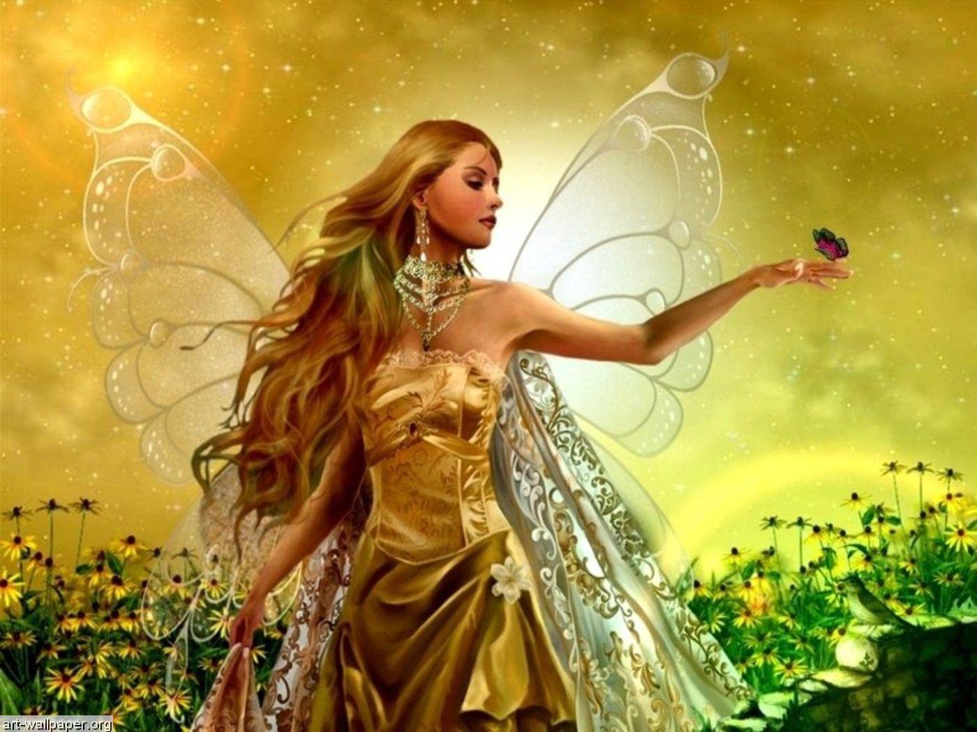 Pretty Fairies. Fairy Art, Fairy Wallpaper. Beautiful !!. Fairy