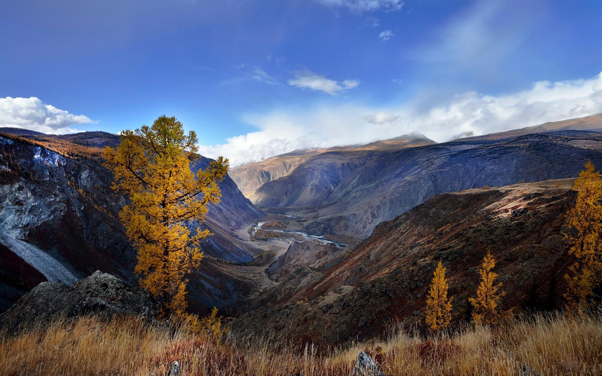 Wallpaper The Altai mountains, autumn, China 1920x1200 HD Picture, Image