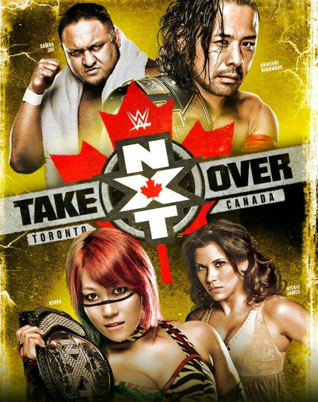 NXT Takeover Toronto Canada Samoa Joe vs Shinsuke Nakamura & Auska