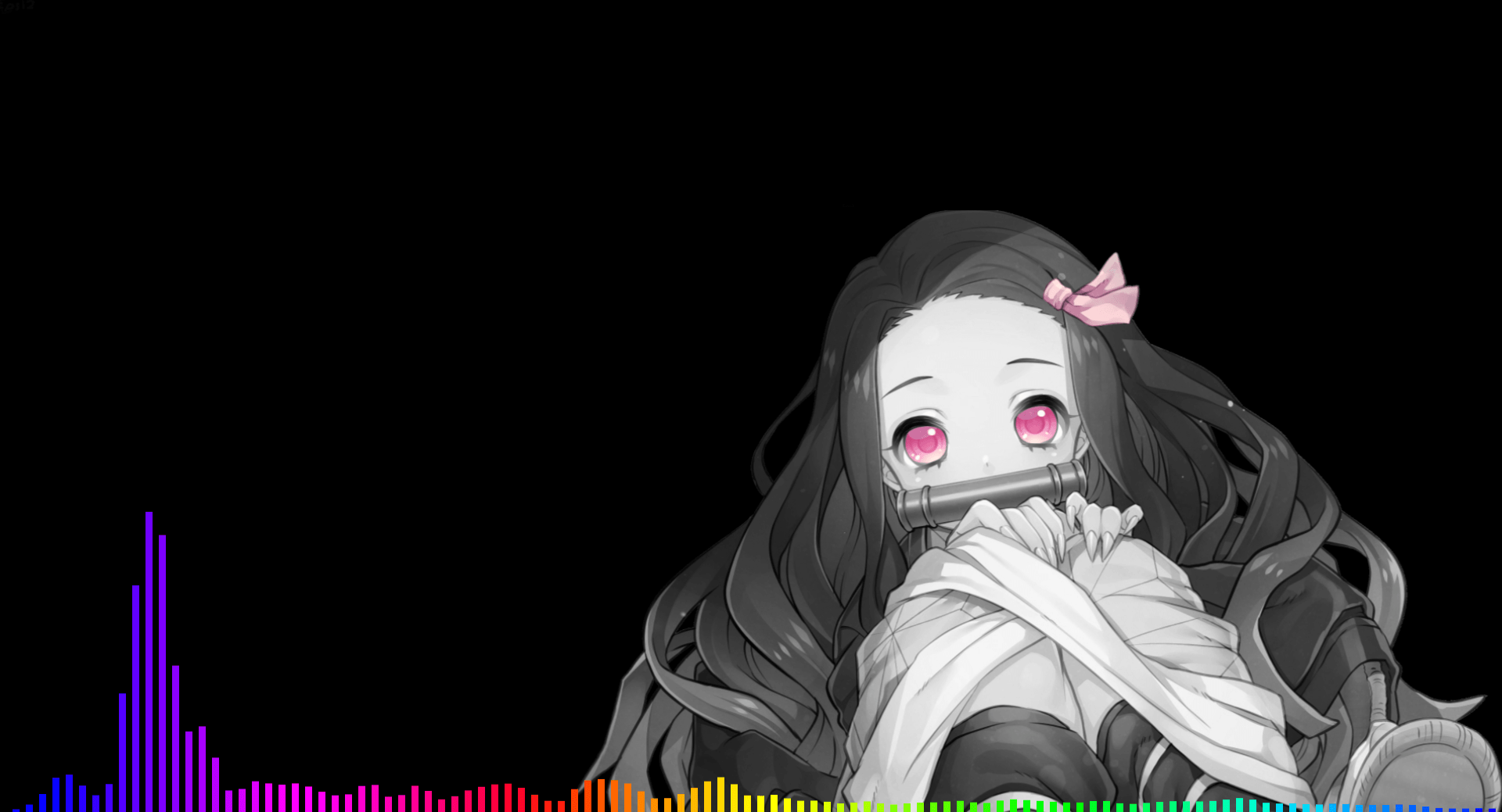 Steam Workshop - Grayscale Anime Wallpaper w/ Visualizers