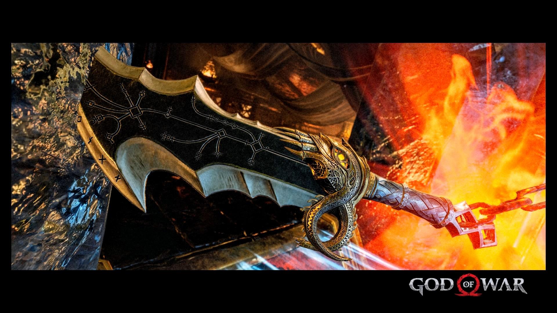 God Of War Blades Of Chaos Wallpaper