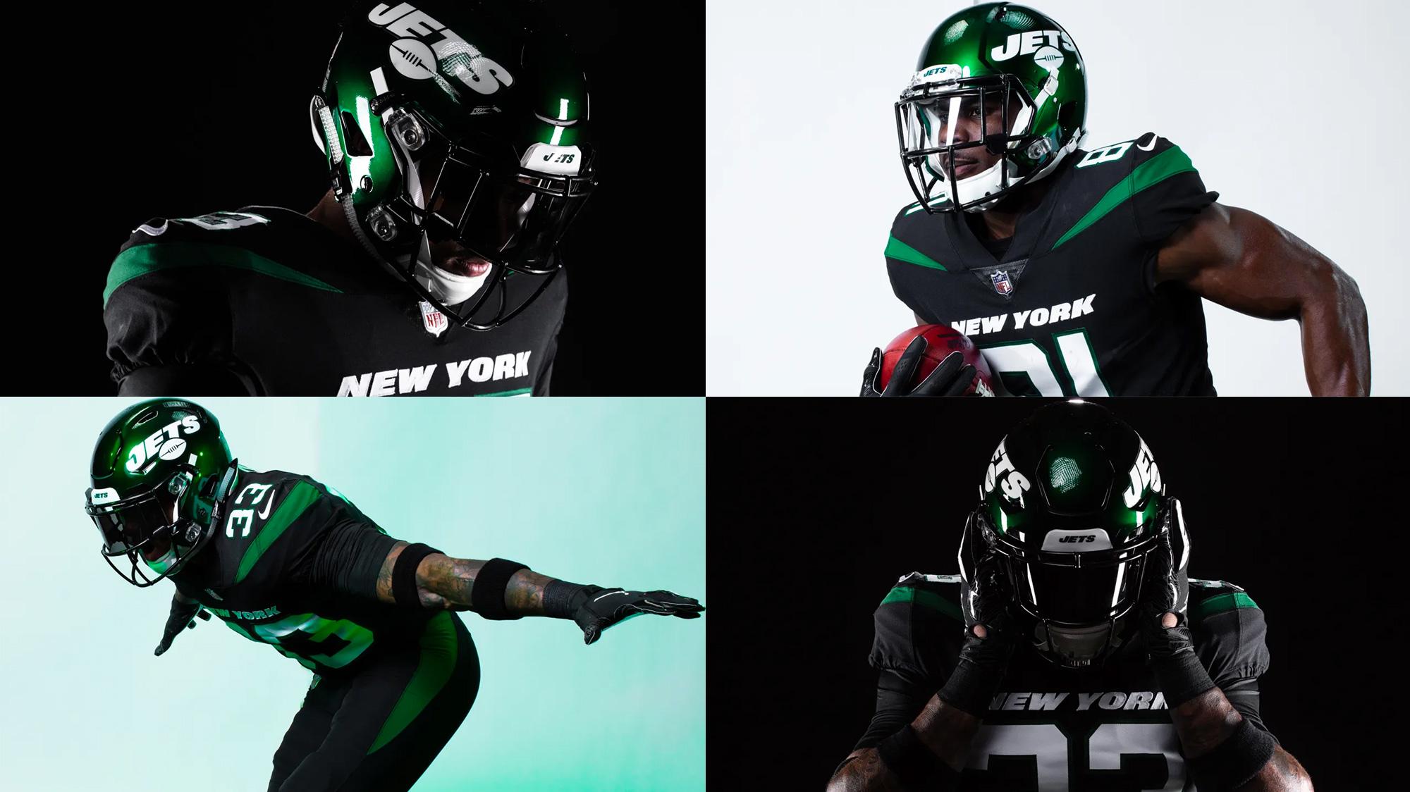 Brand New: New Logo and Uniforms for New York Jets