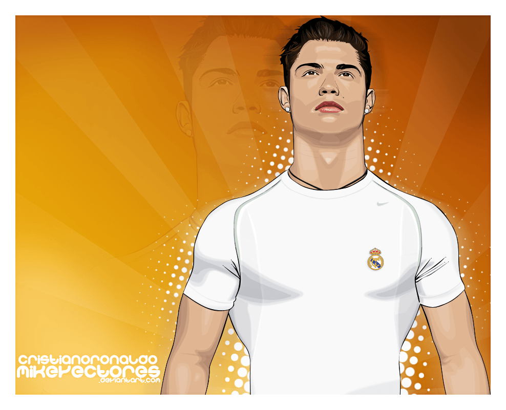 Cartoon Picture of Cristiano Ronaldo