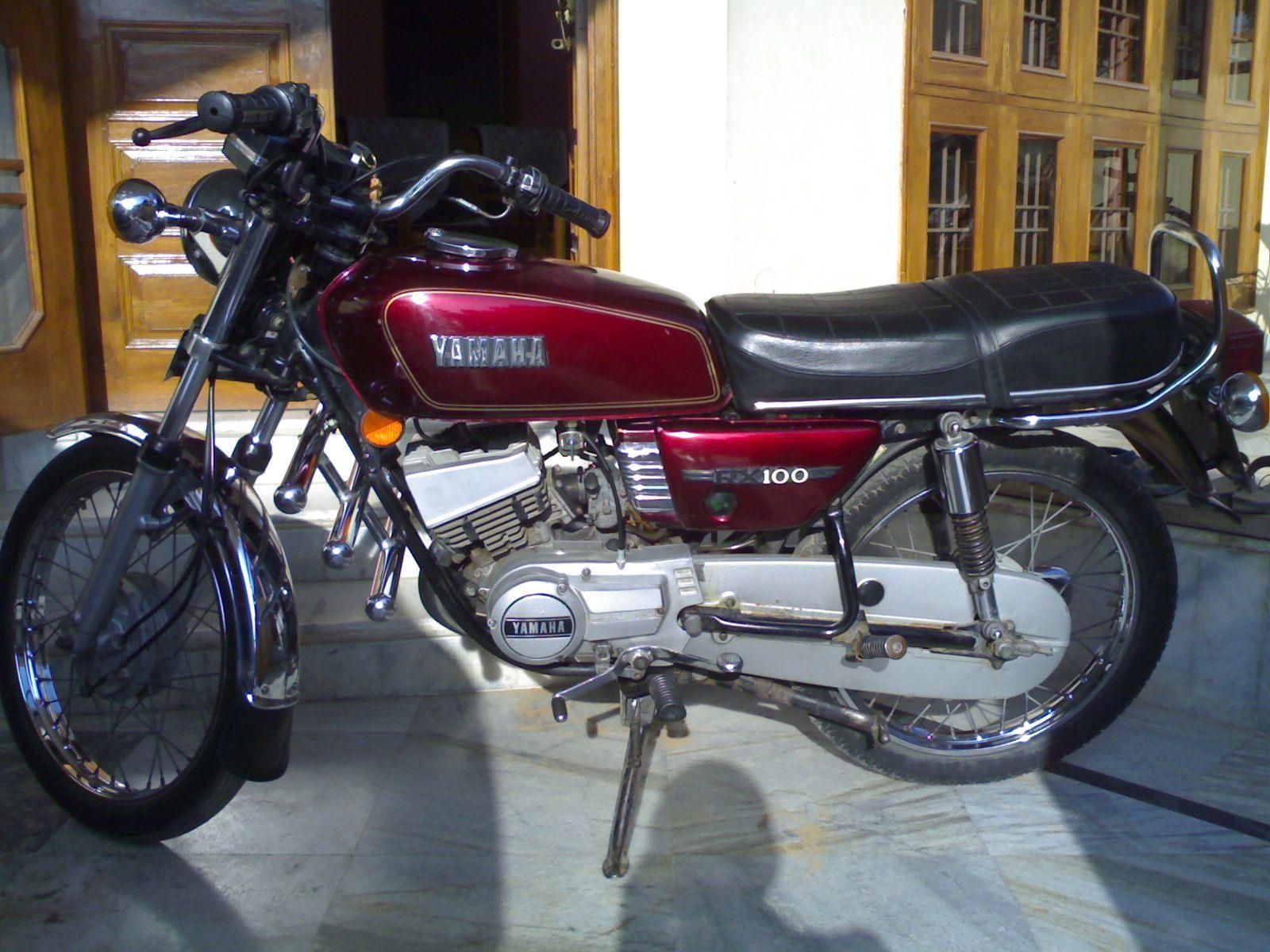 Dream Bike Of Indian Youth Rx 100 Maroon Colour, HD