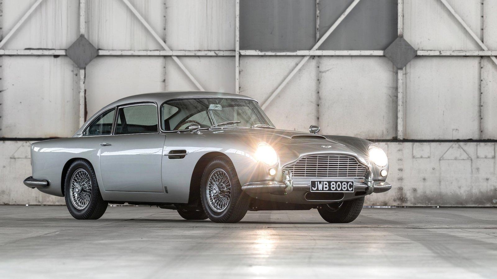 Aston Martin DB5 Continuation Car Gadgets Shown On Video Picture