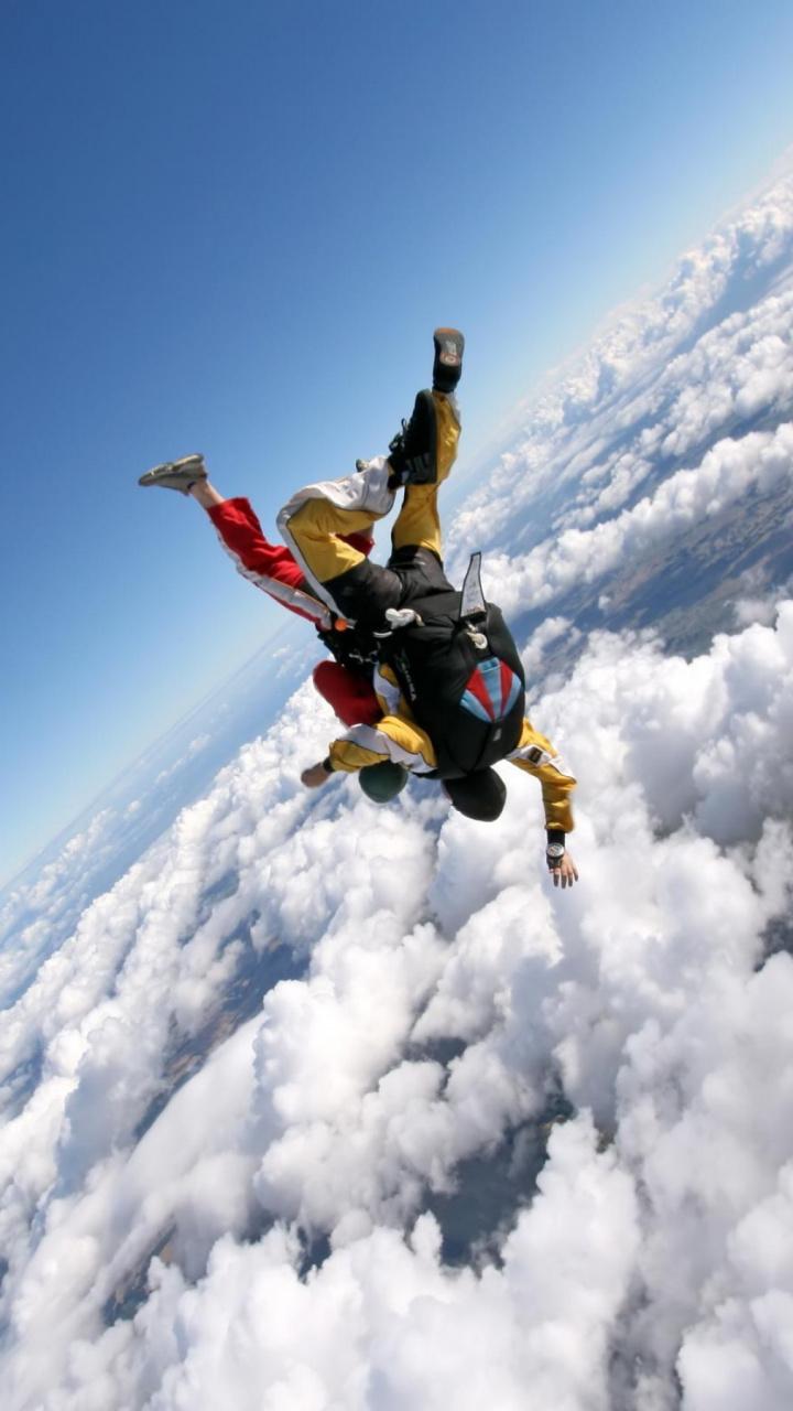 Parachute, Parachuting, Cloud, Adventure, Extreme Sport