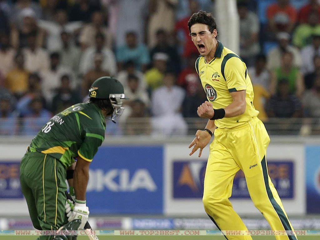 Mitchell Starc bowling action. Cricket. Mitchell starc, Bowling