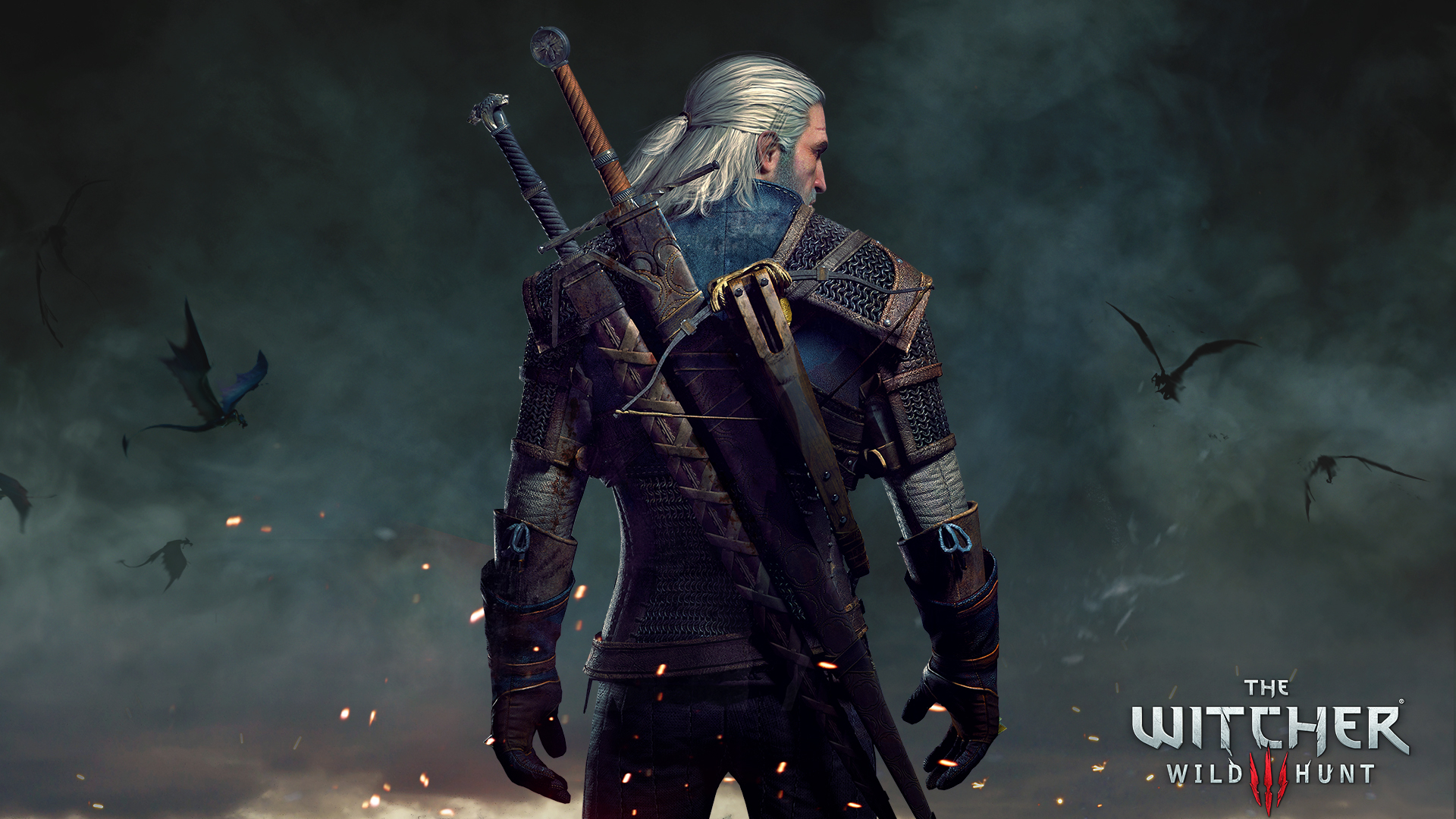 Geralt's back Wallpaper from The Witcher 3: Wild Hunt