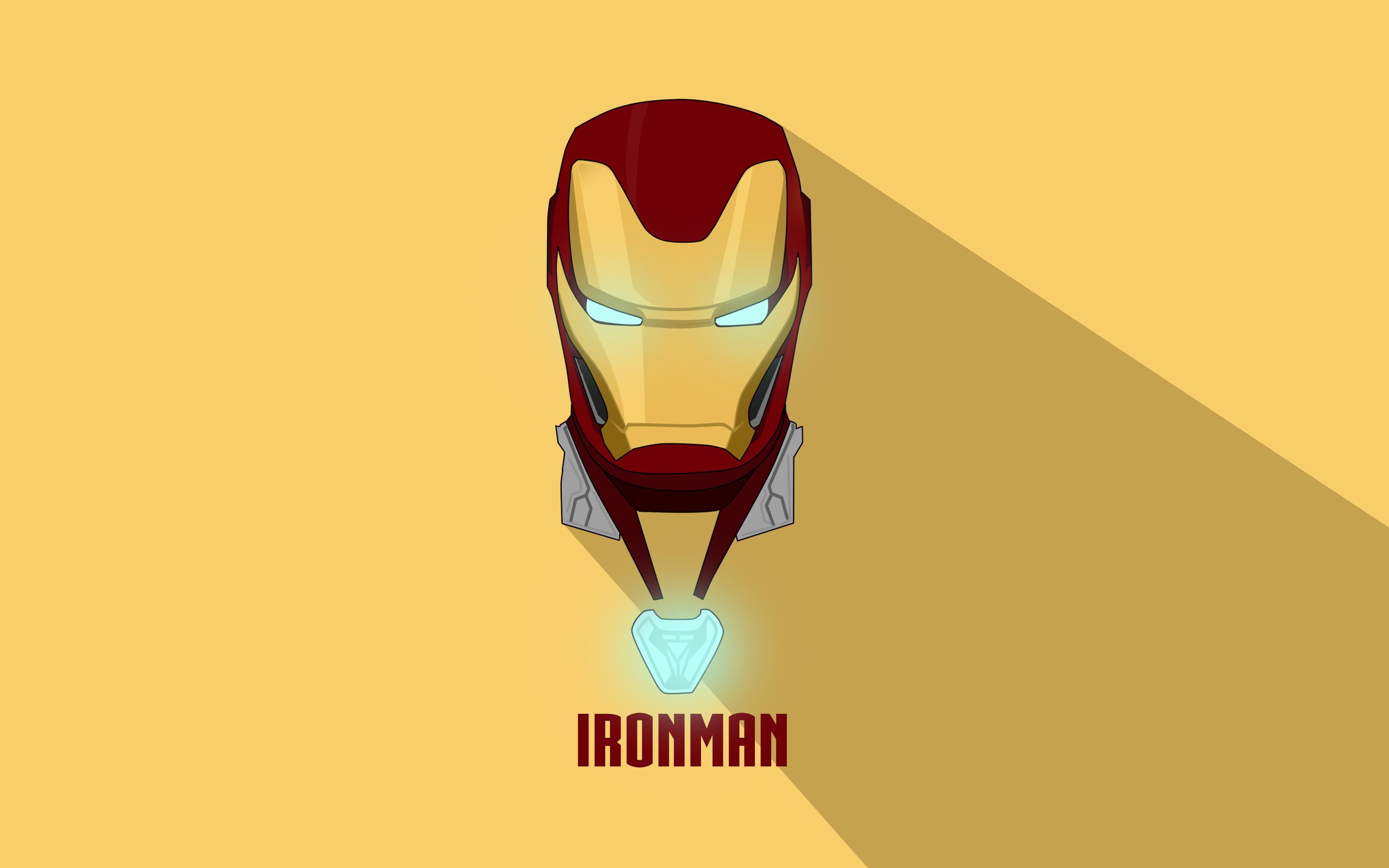 Iron Man Minimal Artwork 4k Wallpaper Man Comic Background