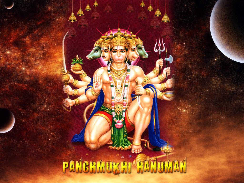 Panchmukhi Hanuman. Lord Panchmukhi Hanuman. HINDU GOD WALLPAPERS