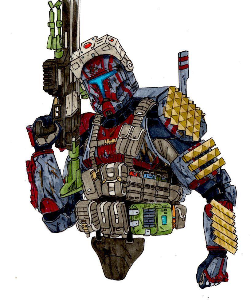Sev, Republic Commando. Clone Troopers. Star wars commando, Star