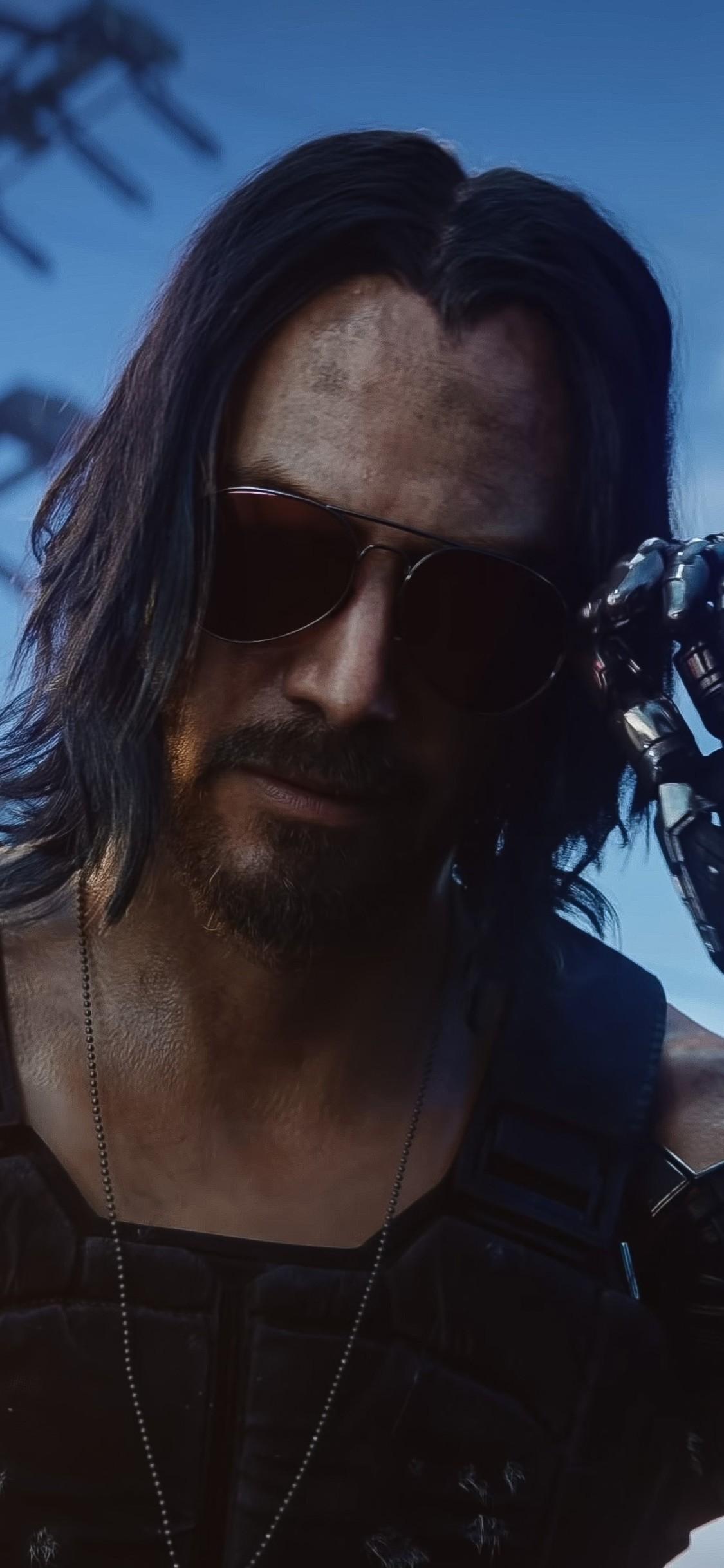 Keanu Reeves Cyberpunk 2077 iPhone XS, iPhone iPhone X