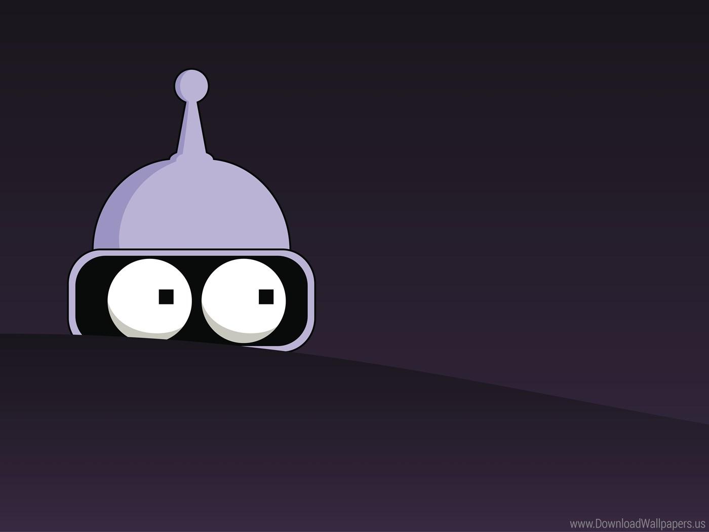 Download Standart 4:3 1400x1050, Futurama, Robot Wallpaper