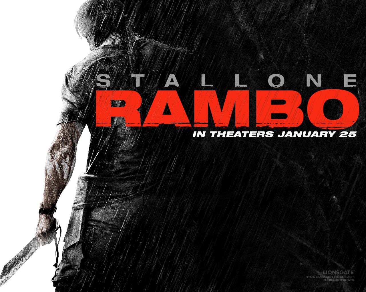 Sylvester Stallone Stallone in Rambo Wallpaper 2 1280x1024