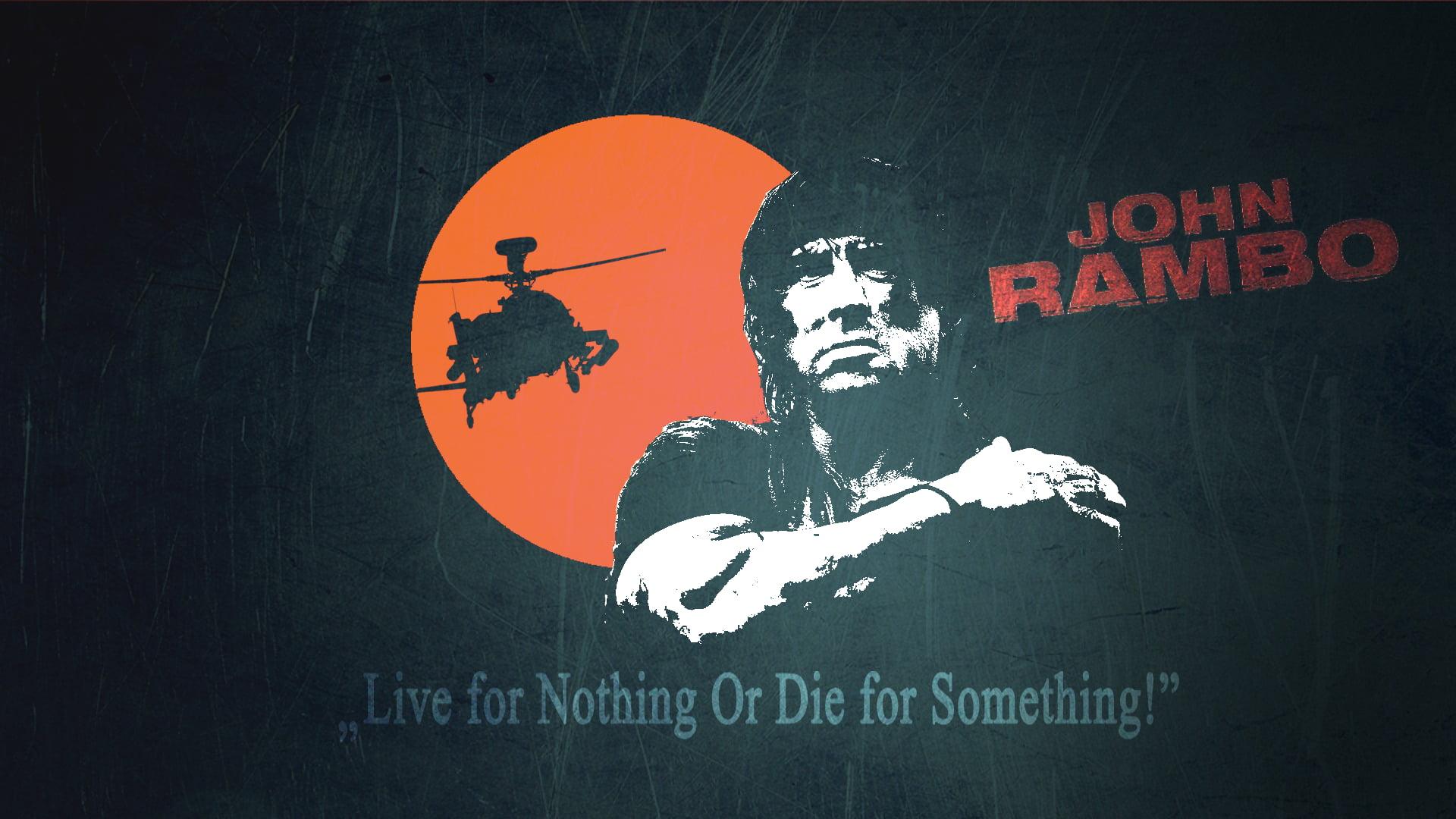 John Rambo poster, movies, John Rambo, Sylvester Stallone, Rambo HD