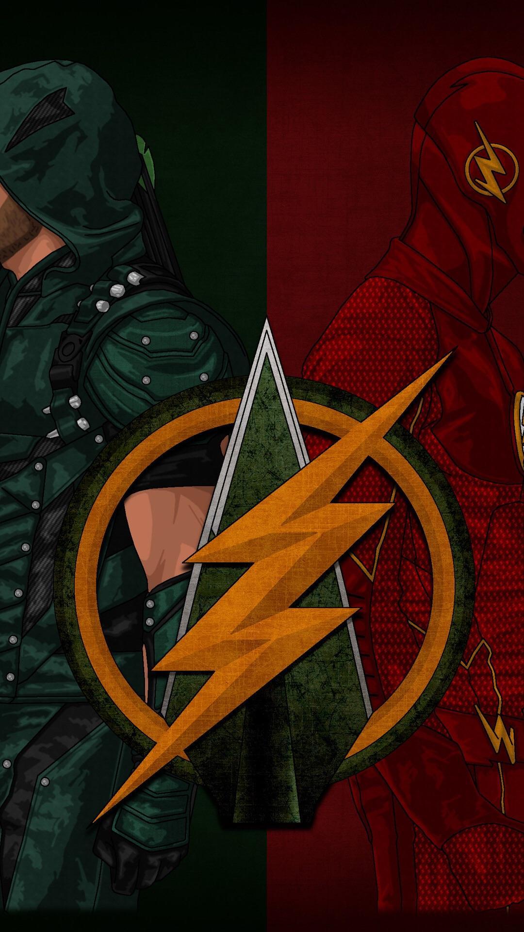 Arrow and Flash Phone Wallpaper Free Arrow and Flash