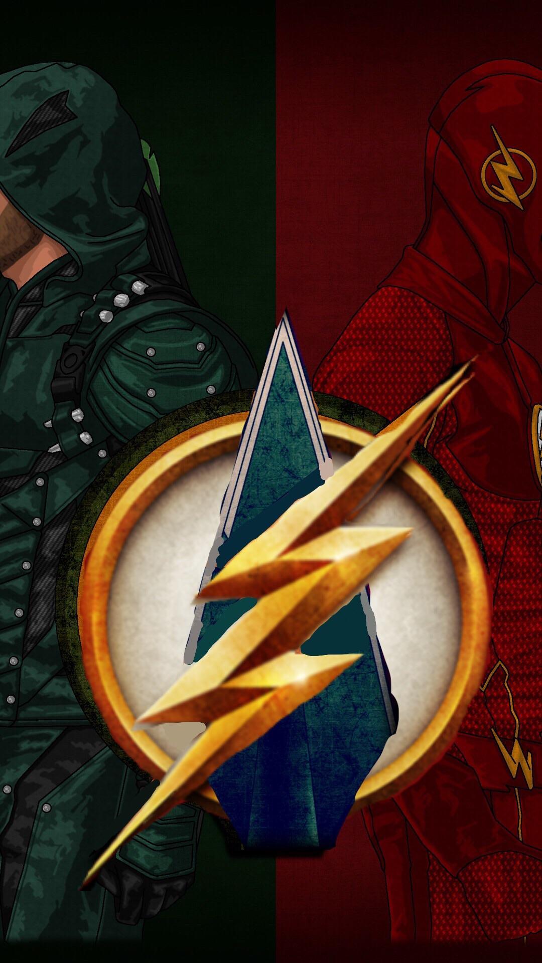 Arrow and Flash Phone Wallpaper Free Arrow and Flash Phone